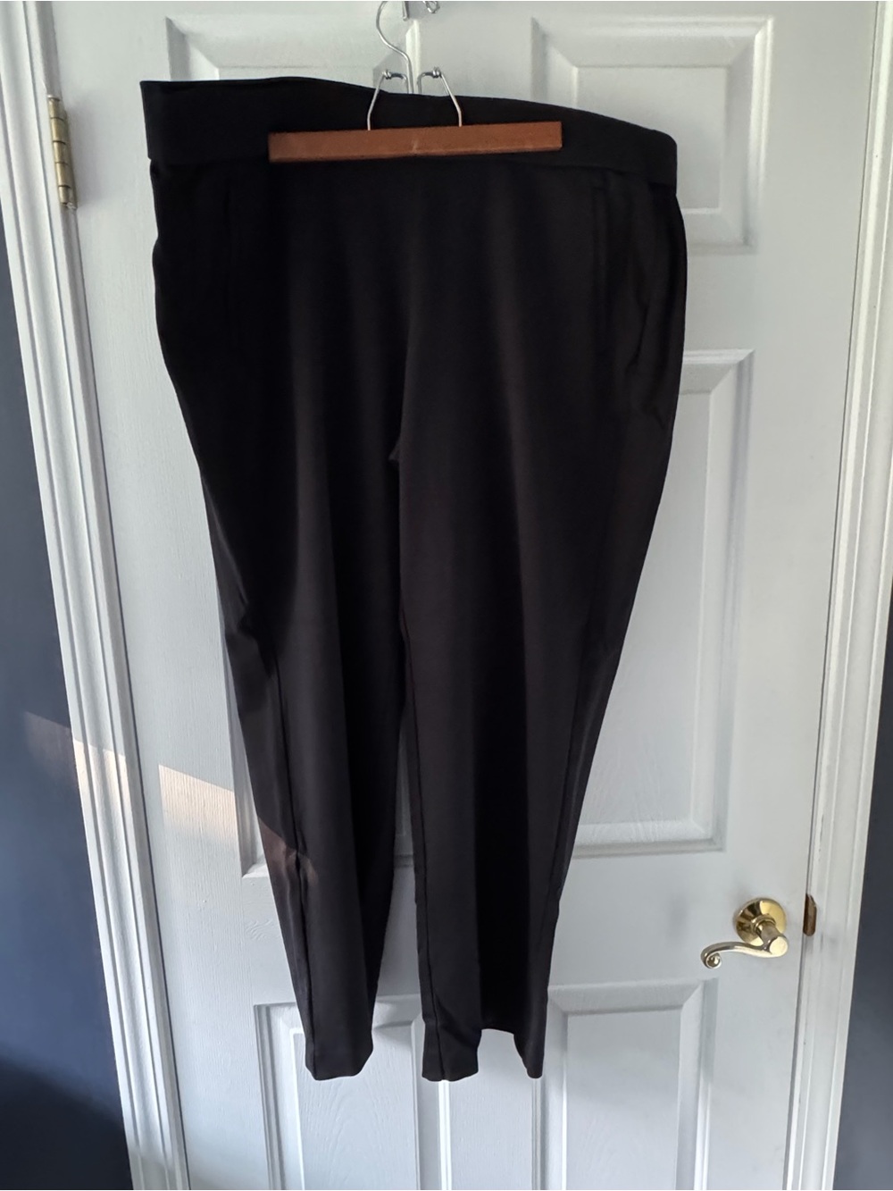 Lane Bryant Black Tailored Ponte Trousers